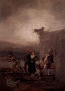 Francisco de Goya Wanderkomodianten oil painting